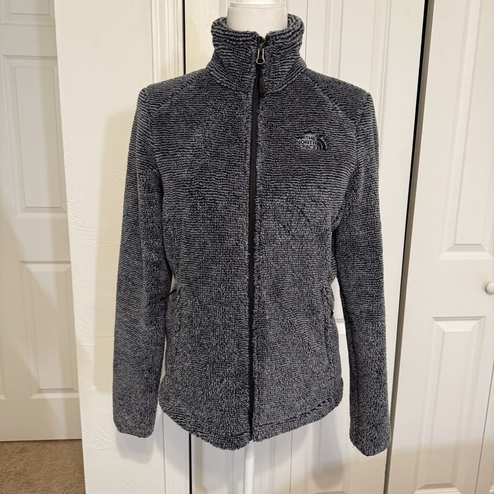 The North Face Osito Fleece Jacket Black Women's Sz SP Soft Plush Full Zip